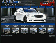 Tablet Screenshot of anbautosales.com